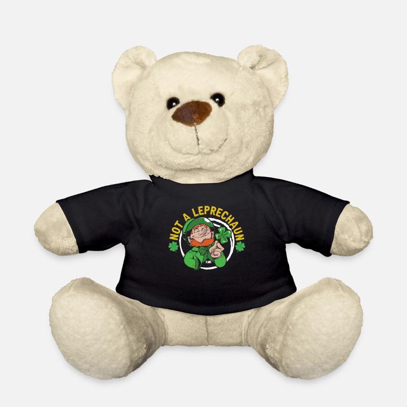 Pas de leprechaun Irlandais St Patrick Leprechaun Irlandais - Nounours - noir