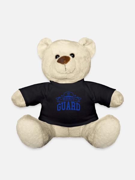 Security Security Security Security Guard - Teddy Bear - black