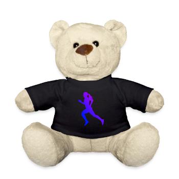 Jogging Cross Country Running Women’s Fitness - Nounours - noir - Devant