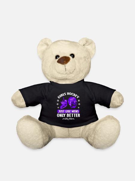 Girls Hockey Eishockey Damen Hockey - Teddy - Schwarz