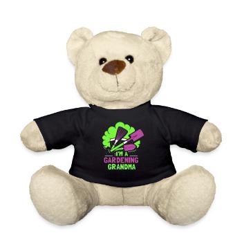 Ich Bin Eine Gärtnernde Oma Großmutter Garten - Teddy - Schwarz - Vorne