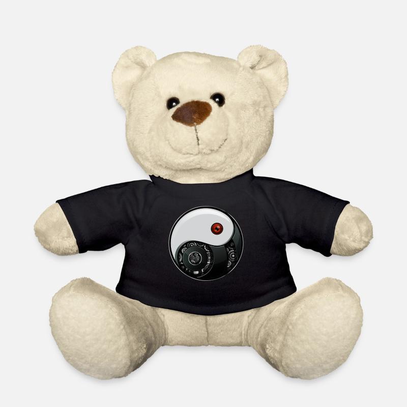 Cyborg Ying Yang Yin Yang Cyber Esthétique - Nounours - noir
