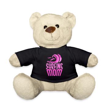 Surf Mama Surf Surfer Planche de surf - Nounours - noir - Devant