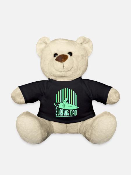 Surf Père Surf Surf Surf Surf Surf surfant - Nounours - noir