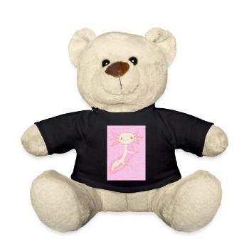 Esthétique pastel danoise Kawaii Axolotl - Nounours - noir - Devant
