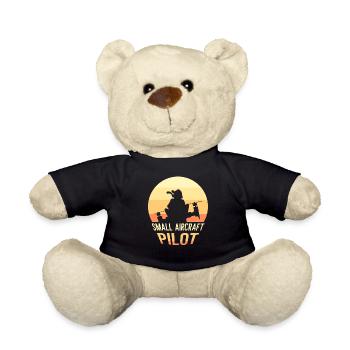 Pilote de petit aéronef Aéronef privé Aéronef léger - Nounours - noir - Devant
