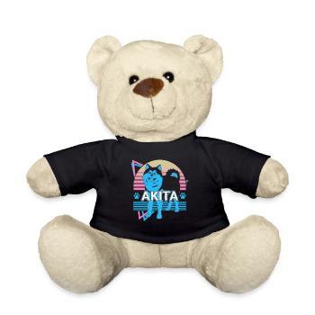 Akita Rétro - Nounours - noir - Devant