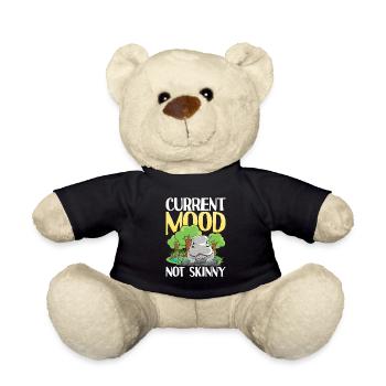 Current Mood Not Skinny Nilpfed für eine Nilpferd - Teddy - Schwarz - Vorne