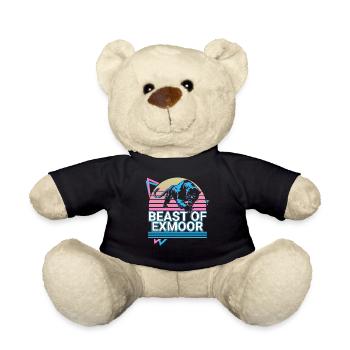 Die Bestie von Exmoor Krypto Kryptozoologie Retro - Teddy - Schwarz - Vorne