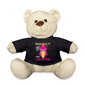 Respect de la tête de cigogne à bec de chaussure - Nounours - noir - Devant