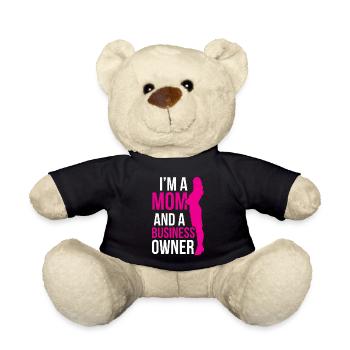 Ich Bin Eine Mutter Und Eine Geschäftsinhaberin - Teddy - Schwarz - Vorne