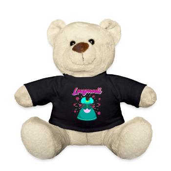 Dirndl Ersatz Lausmadl Damen Trachten - Teddy - Schwarz - Vorne