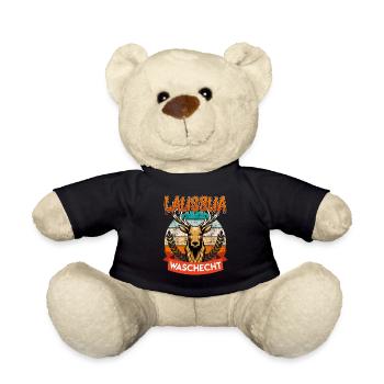 Waschechter Lausbub Bayer Trachtenshirt - Teddy - Schwarz - Vorne