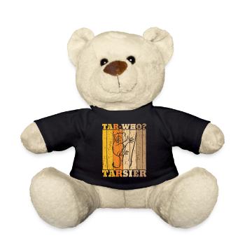 Tar-Who Tarsier Wildtier Tier Tarsierflüsterer - Teddy - Schwarz - Vorne