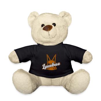 Trachtenshirt Bayern Volksfest Lausbua - Teddy - Schwarz - Vorne