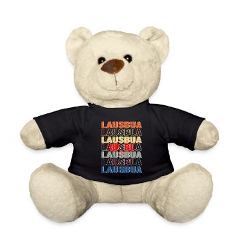 Trachtenshirt Bayern Volksfest Lausbua - Teddy - Schwarz - Vorne