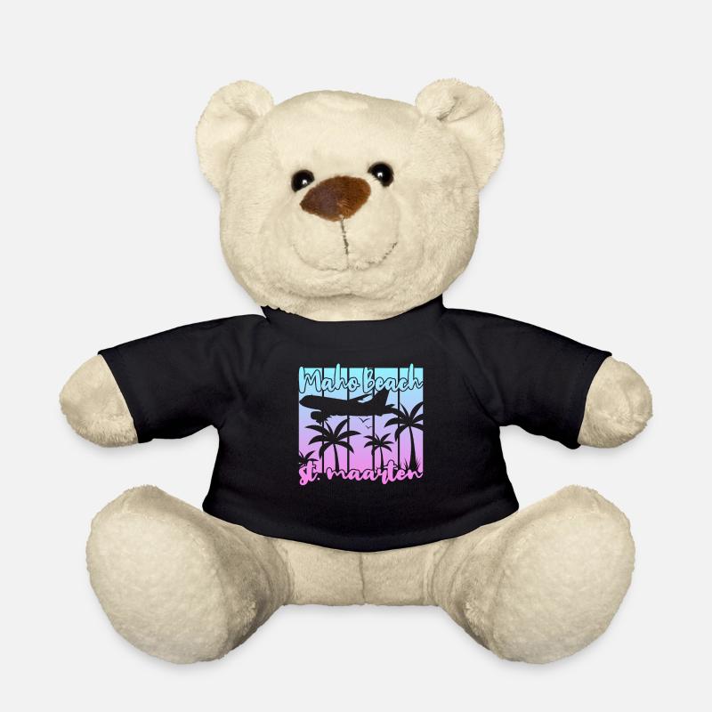 Maho Beach St. Maarten - Teddy - Schwarz