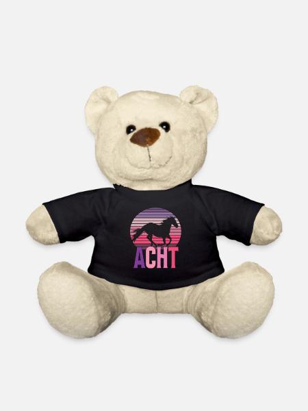 8. Geburtstag Mädchen Pferd Geschenkidee - Teddy - Schwarz
