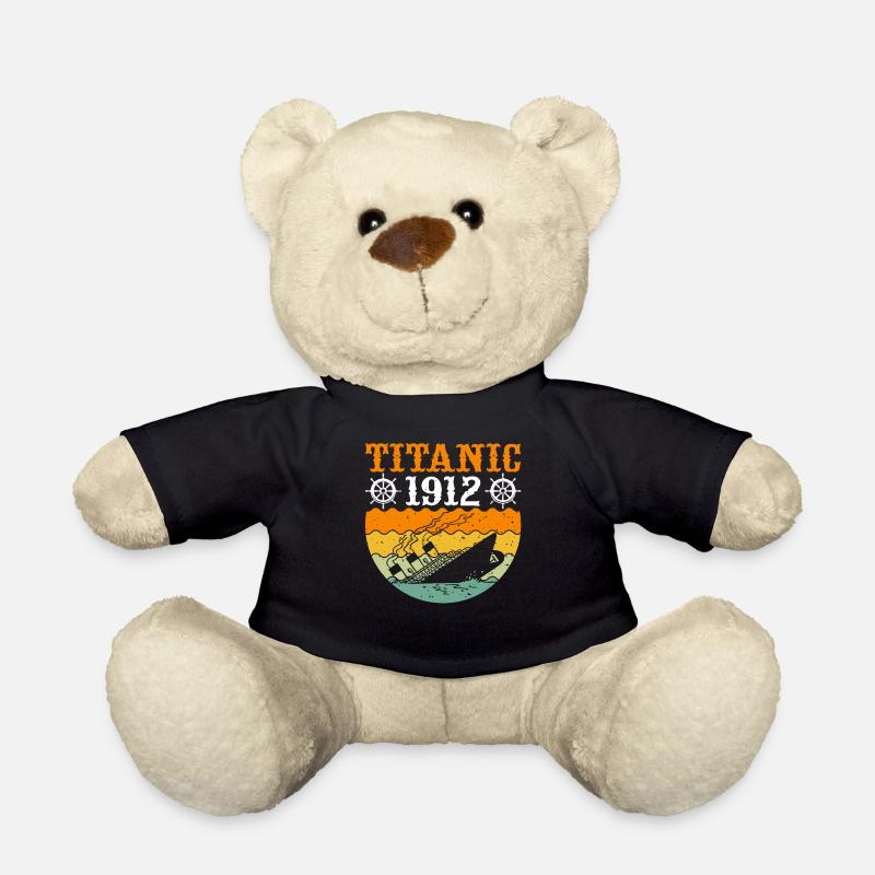 Titanic 1912 Navire de croisière - Nounours - noir