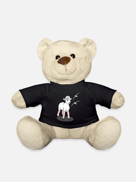 Nordsee Ostsee Schaf Möwen Küste Norddeutschland - Teddy - Schwarz