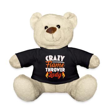 Verrückter Flammenwerfer Lady Flammenwerfer Hot - Teddy - Schwarz - Vorne