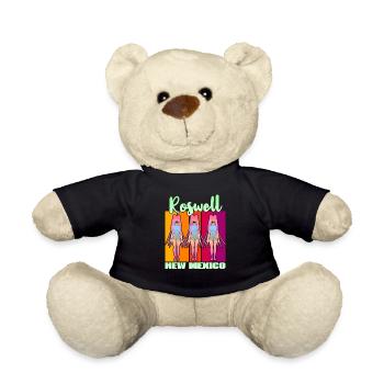 Roswell Nouveau-Mexique - Nounours - noir - Devant