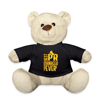 Bester Pr Manager Überhaupt Public Relations Beruf - Teddy - Schwarz - Vorne