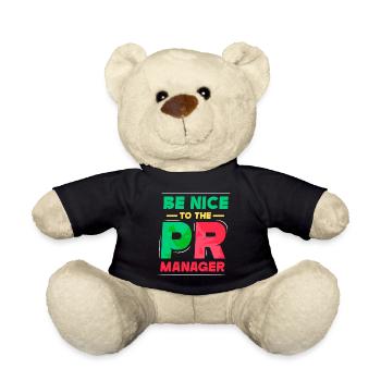 Seien Sie Nett Zu Dem Pr Manager Job Beruf - Teddy - Schwarz - Vorne