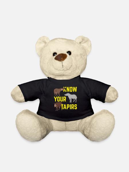 Kennen Sie Ihre Tapire Wildtier Tierpfleger - Teddy - Schwarz