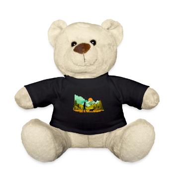 Wandern mit Hund Wald Natur - Teddy - Schwarz - Vorne