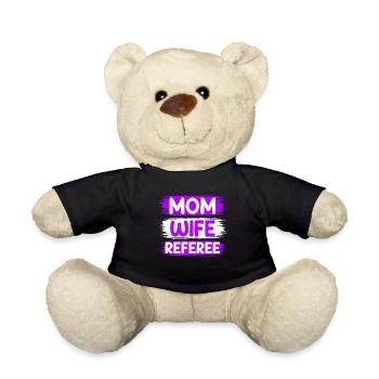 Maman Épouse Arbitre Mère Femme Arbitre - Nounours - noir - Devant