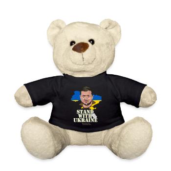 Zelensky Stand with Ukraine - Teddy - Schwarz - Vorne