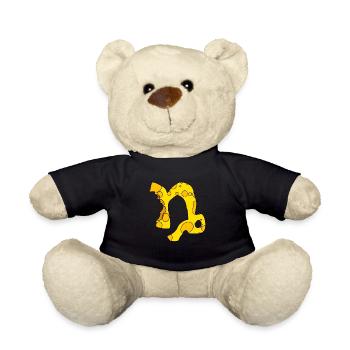 Zodiac sign Capricorn - Teddy Bear - black - Front
