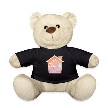 Richtfest Eigenheim Bauherrin - Teddy - Schwarz - Vorne