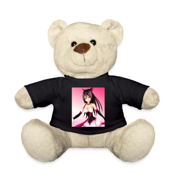 Japan Anime Drawing - Teddy Bear - black - Front