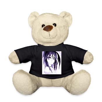 Japan Anime Drawing - Teddy Bear - black - Front