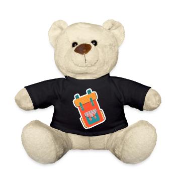 Backpack - Teddy Bear - black - Front