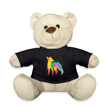 Fuchs Kunst Jäger Fuchsjagd Jagd - Teddy - Schwarz - Vorne