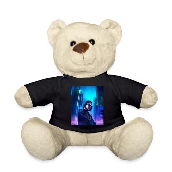 Hip Hopper Rapper - Teddy Bear - black - Front