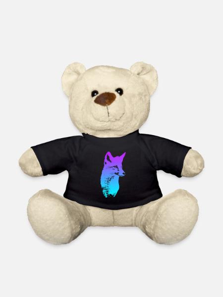 Fuchskopf Fuchs Fuchsjagd Jäger - Teddy - Schwarz