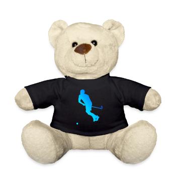 Unihockeyspielen Floorball Hockey Salibandy - Teddy - Schwarz - Vorne