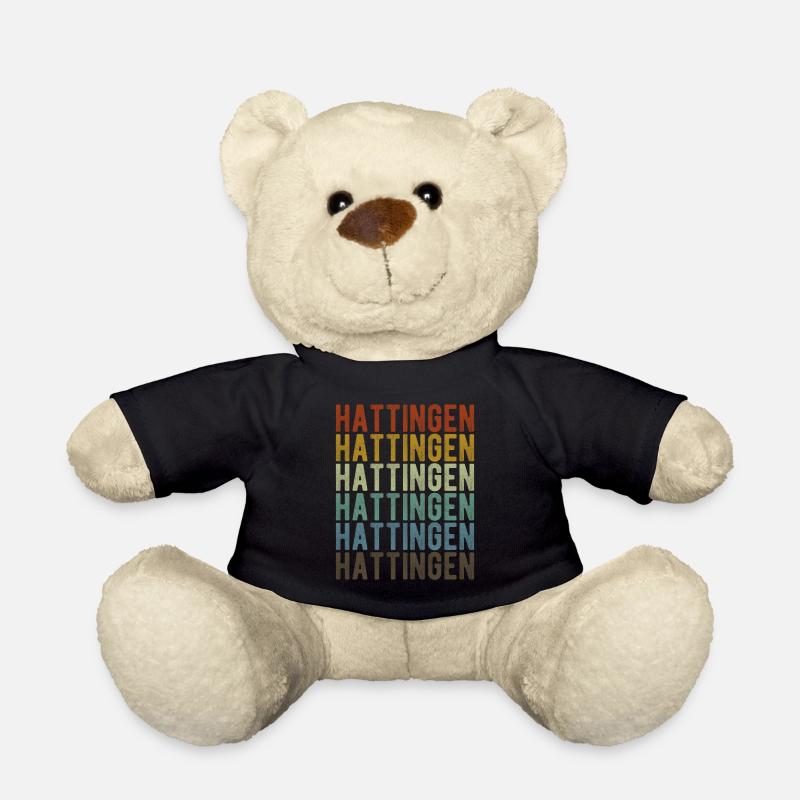 Hattingen Stadt Retro Vintage - Teddy - Schwarz