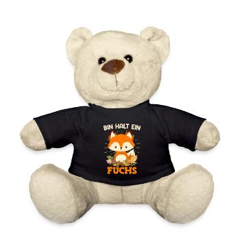 Bin halt ein Fuchs Kinder - Teddy - Schwarz - Vorne