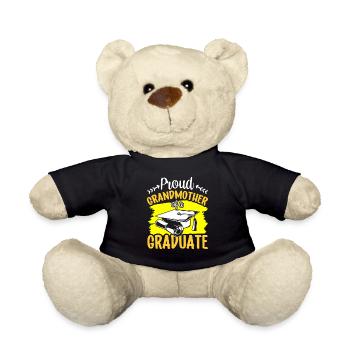 Stolze Großmutter Eines Absolventen Absolvent - Teddy - Schwarz - Vorne
