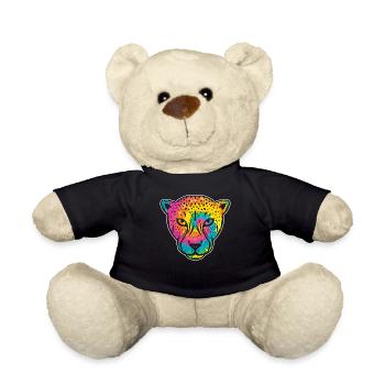 Cheetah Whisperer Wildlife Keeper - Teddy Bear - black - Front