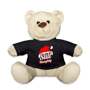 Christmas Hat Still Naughty Christmas In July - Teddy - Schwarz - Vorne