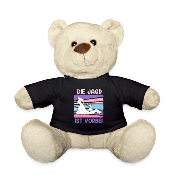 Männerjagd Hochzeit Braut Jungesellenabschied - Teddy - Schwarz - Vorne