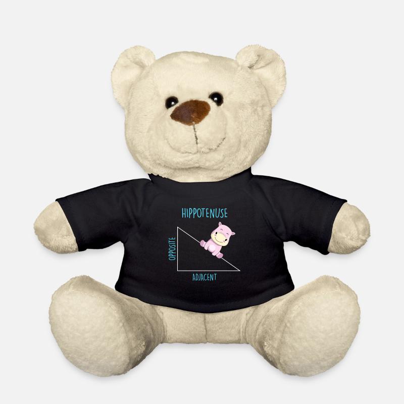 Hippotenuse Professeur de mathématiques - Nounours - noir