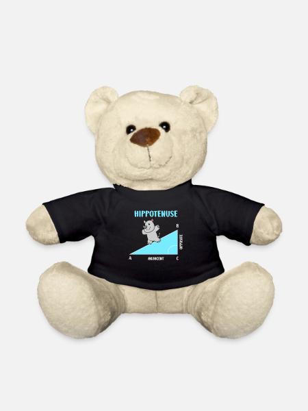 Hippotenuse Professeur de mathématiques Mathématicien - Nounours - noir