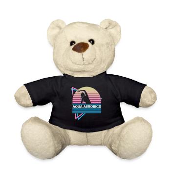 Water Aerobics Retro - Teddy Bear - black - Front